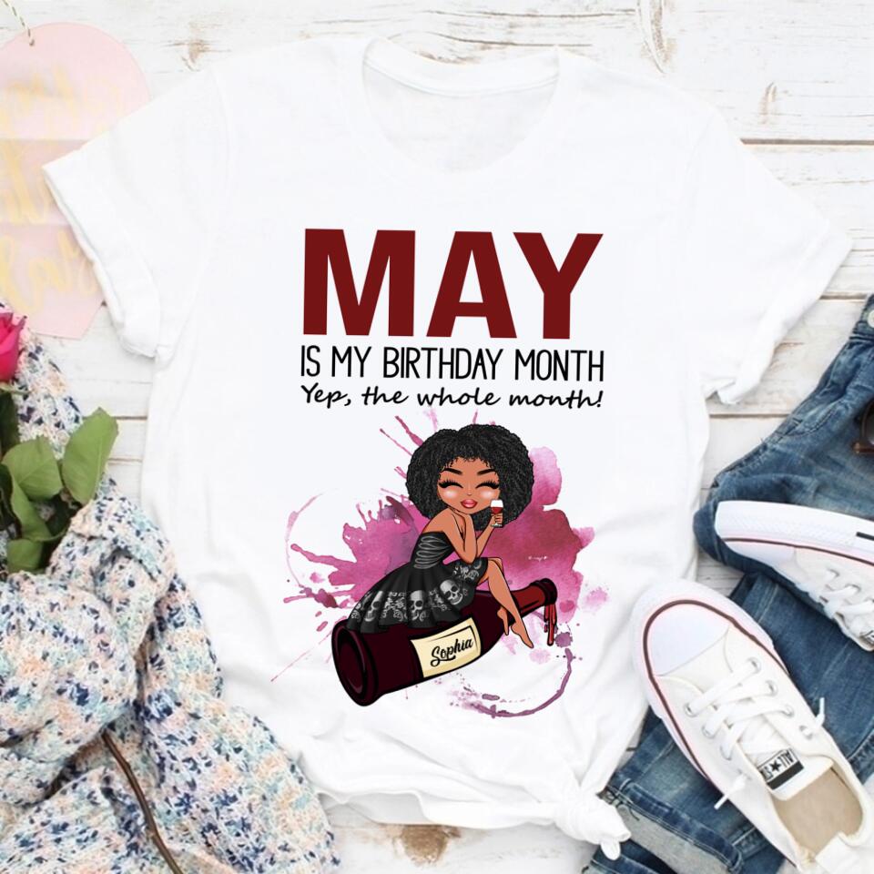 May Birthday Shirt, Custom Birthday Shirt, Queens Born In May, May Birthday Gifts, May Shirts For Woman
