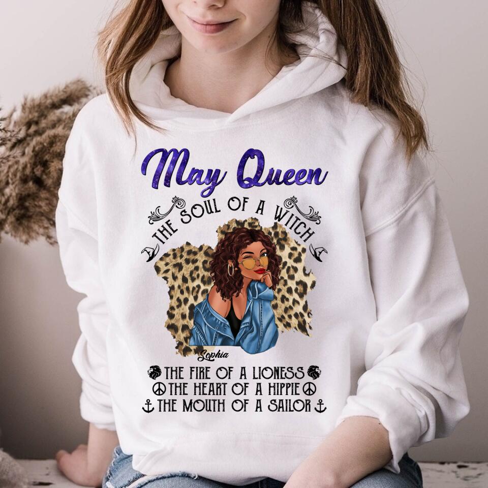 May Birthday Shirt, Custom Birthday Shirt, Queens Born In May, May Birthday Gifts, May Shirts For Woman