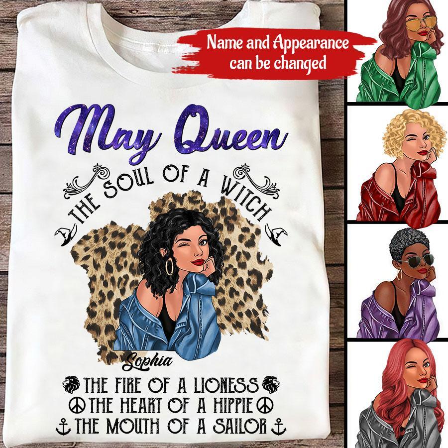 May Birthday Shirt, Custom Birthday Shirt, Queens Born In May, May Birthday Gifts, May Shirts For Woman