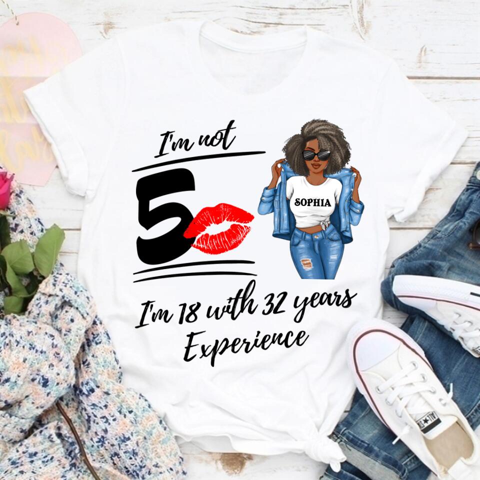 50th Birthday Shirts, Custom Birthday Shirts, Turning 50 Shirt, Gifts For Women Turning 50, 50 And Fabulous Shirt, 1972 Shirt, 50th Birthday Shirts For Her