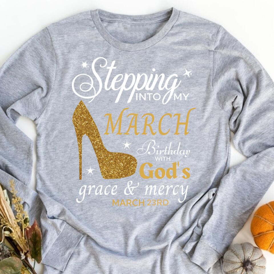 March Birthday Shirt, Custom Birthday Shirt, Queens Born In March, March Birthday Gifts, March shirts for Woman