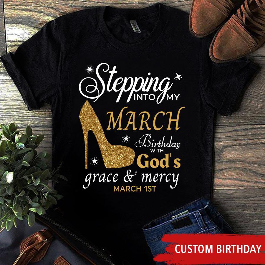 March Birthday Shirt, Custom Birthday Shirt, Queens Born In March, March Birthday Gifts, March shirts for Woman