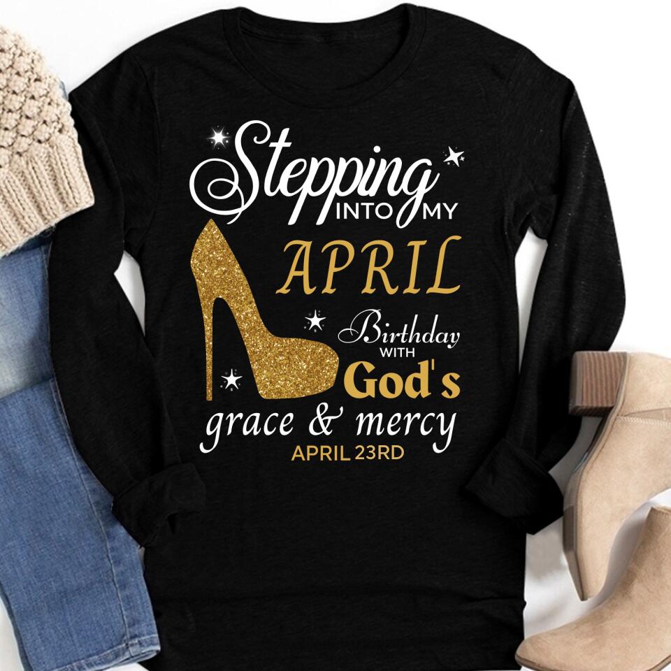 April Birthday Shirt, Custom Birthday Shirt, Queens Born In April, April Birthday Shirts For Woman, April Birthday Gifts