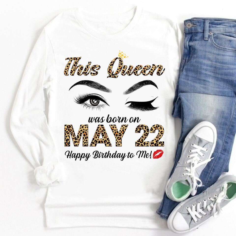 May Birthday Shirt, Custom Birthday Shirt, Queens Born In May, May Birthday Gifts, May Shirts For Woman