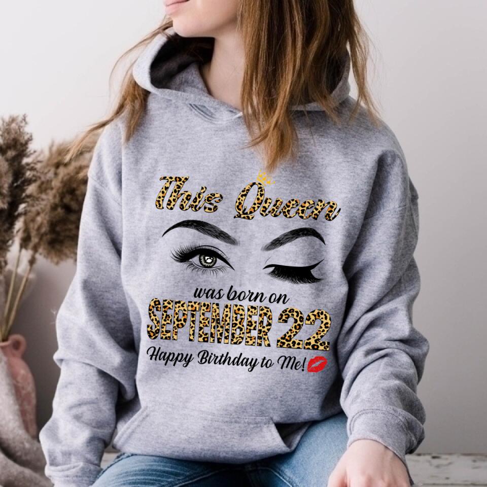 September Girl, September Birthday Shirts For Woman, Her Birthday Gifts For September, Queens Are Born In September Cotton T-Shirt