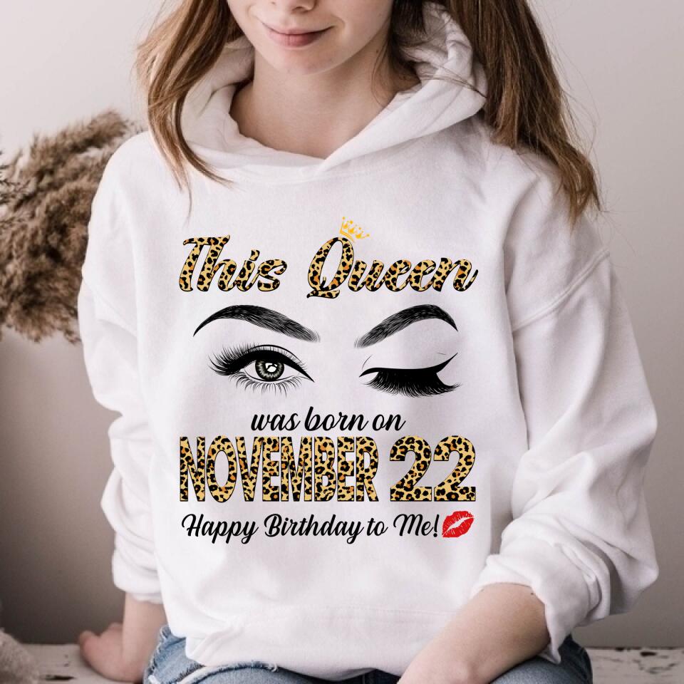 Custom November Birthday Shirt For Woman, Queens are Born In November Gifts, Melanin Afro Woman Shirt, Black Girl Tee, Afro Queen Gift