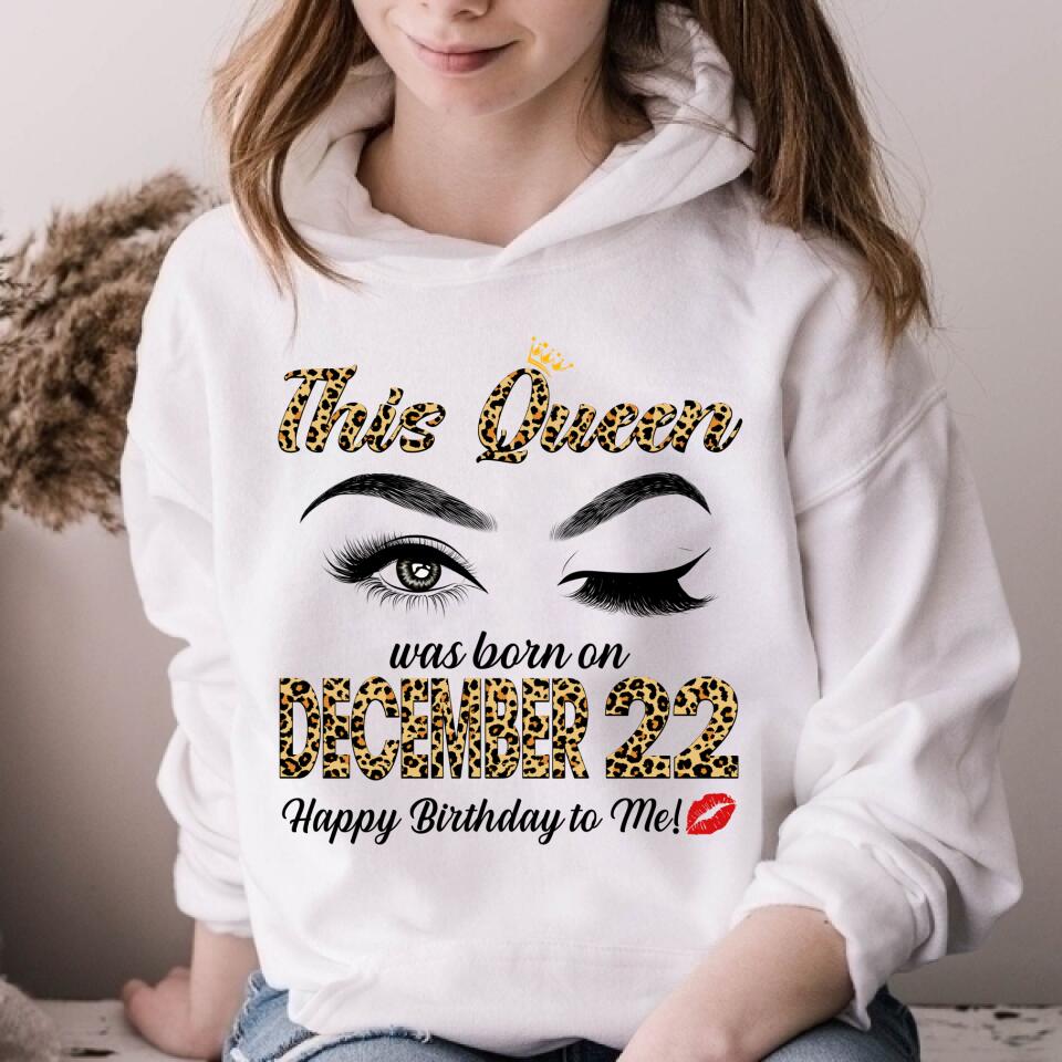 Custom December Birthday Shirt For Woman, Queens are Born In December Gifts, Melanin Afro Woman Shirt, Black Girl Tee, Afro Queen Gift