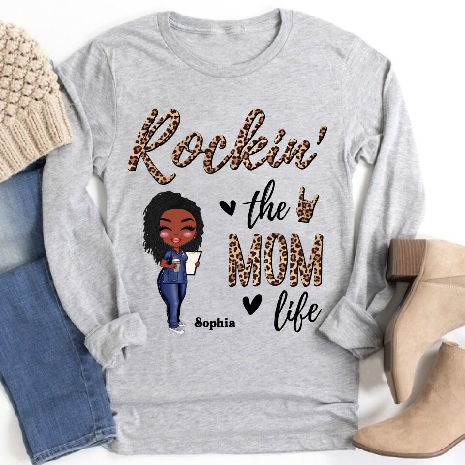 Personalized Mothers Day Shirts, Black Happy Mothers Day African American Mother Nurse Stepmom Mothers Day Gifts , Mother‘s Day T Shirt, Bonus Mom Gifts, Mother’s Day Tee Shirts, Mother Day Gift