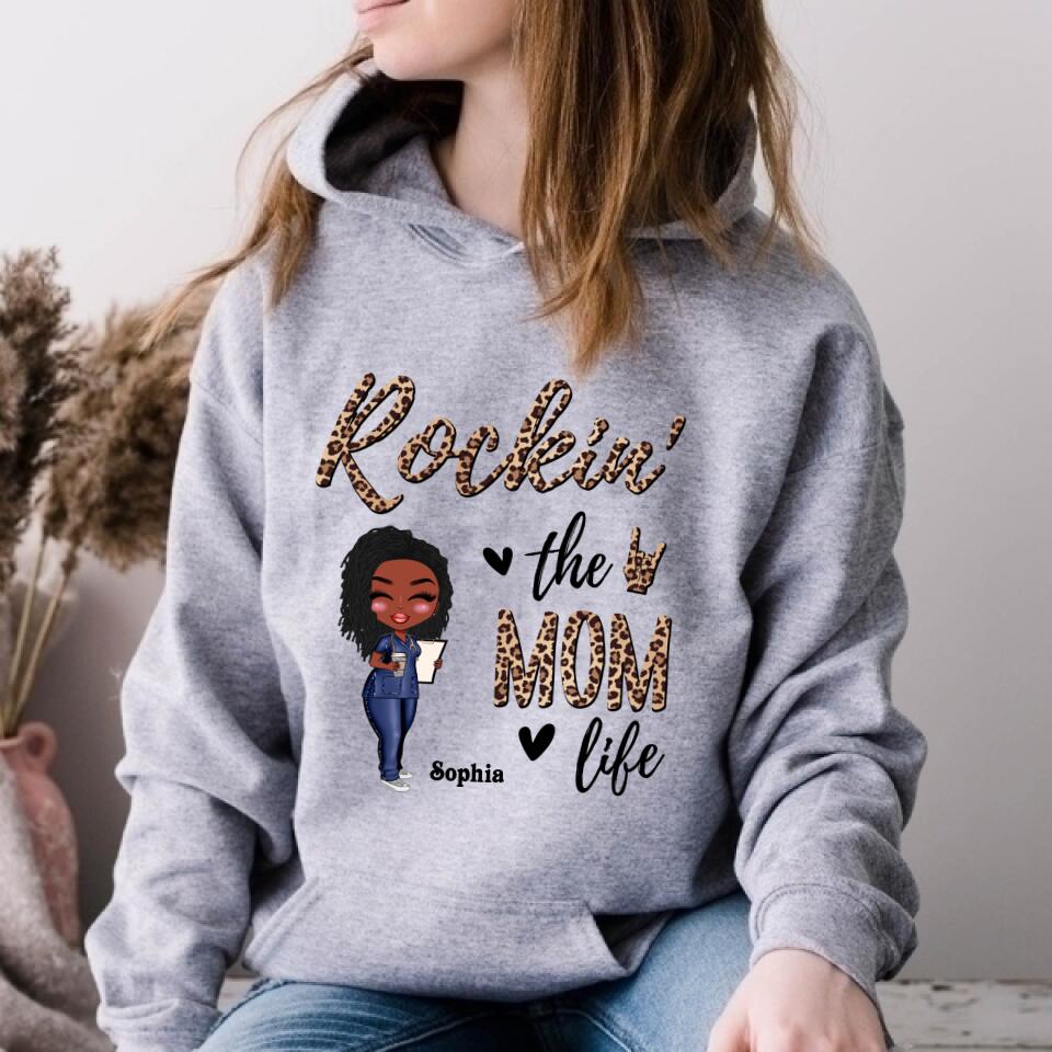 Personalized Mothers Day Shirts, Black Happy Mothers Day African American Mother Nurse Stepmom Mothers Day Gifts , Mother‘s Day T Shirt, Bonus Mom Gifts, Mother’s Day Tee Shirts, Mother Day Gift