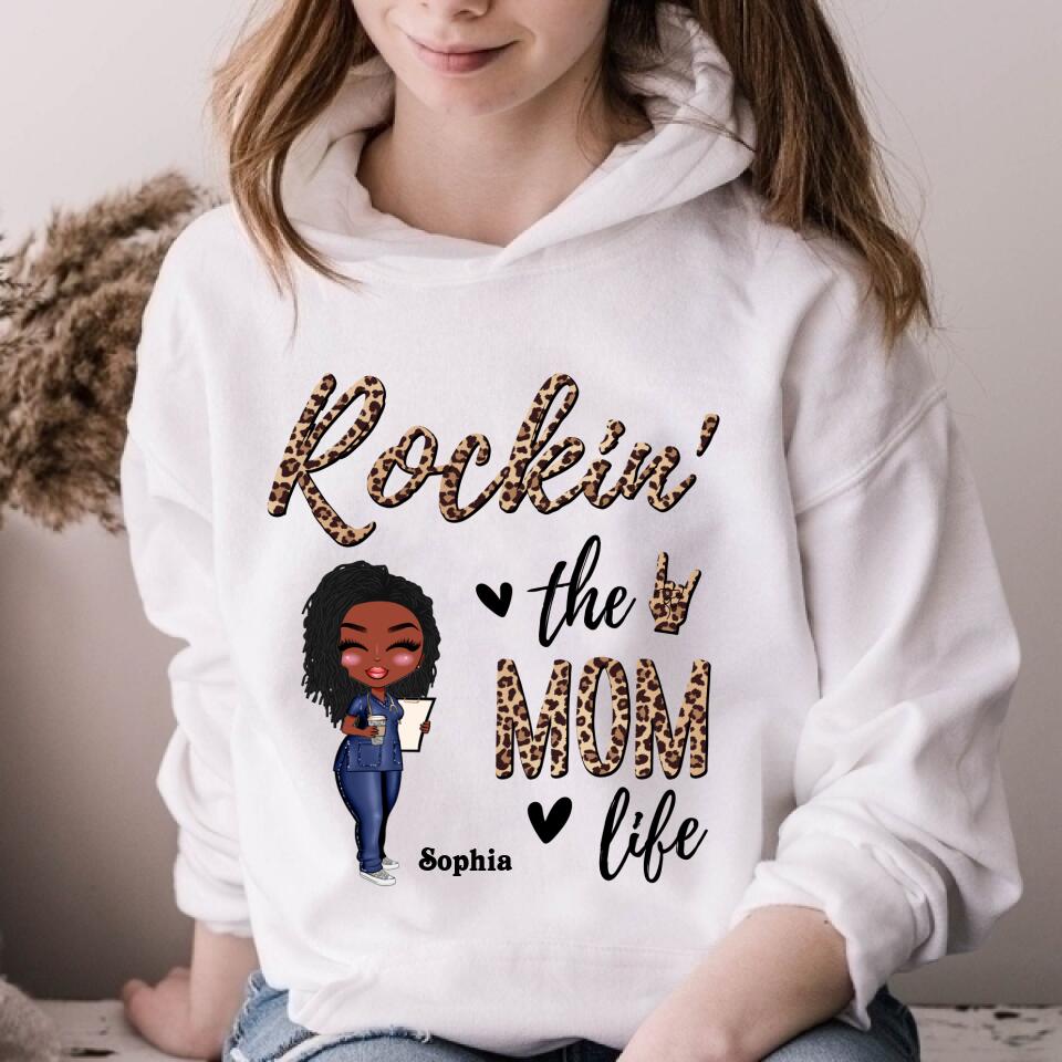 Personalized Mothers Day Shirts, Black Happy Mothers Day African American Mother Nurse Stepmom Mothers Day Gifts , Mother‘s Day T Shirt, Bonus Mom Gifts, Mother’s Day Tee Shirts, Mother Day Gift