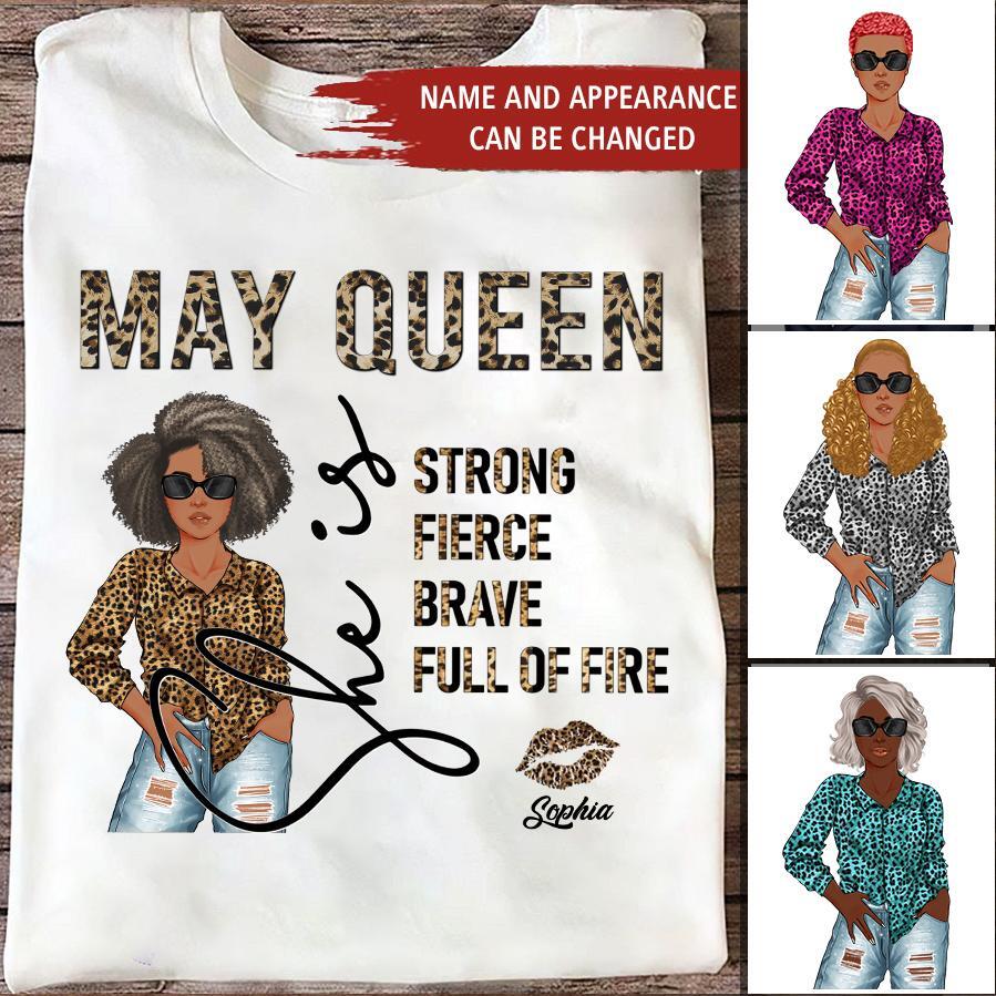 May Birthday Shirt, Custom Birthday Shirt, Queens Born In May, May Birthday Gifts, May Shirts For Woman