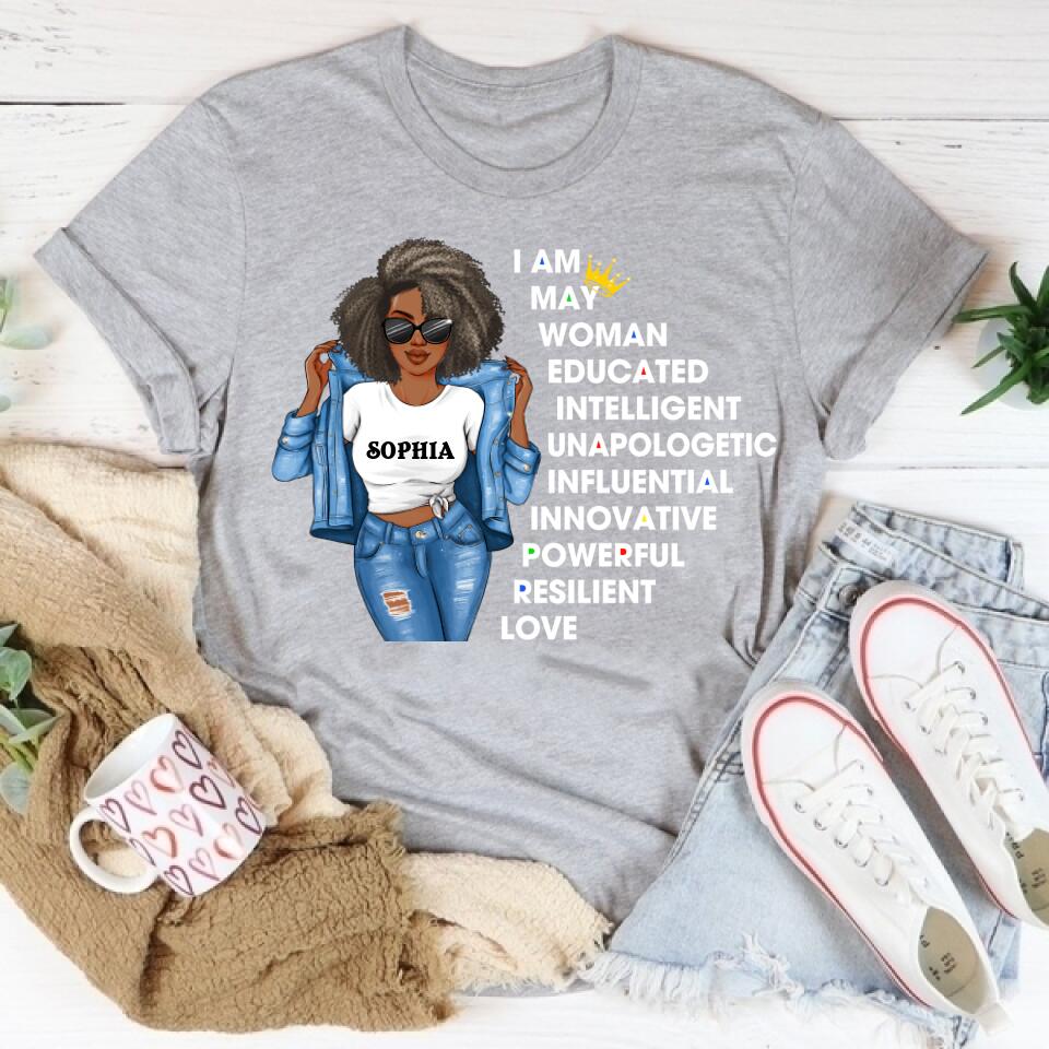 May Birthday Shirt, Custom Birthday Shirt, Queens Born In  May, May Birthday Gifts,  May Birthday Gifts