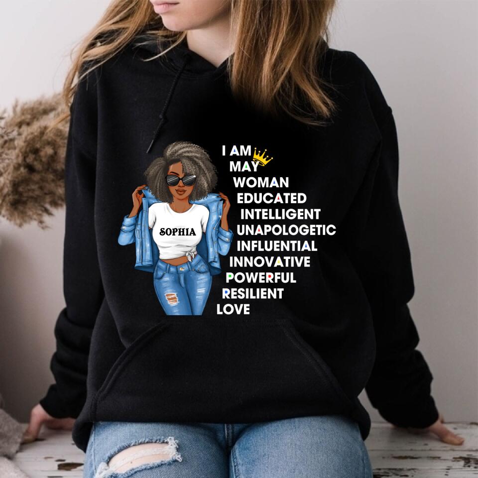 May Birthday Shirt, Custom Birthday Shirt, Queens Born In  May, May Birthday Gifts,  May Birthday Gifts