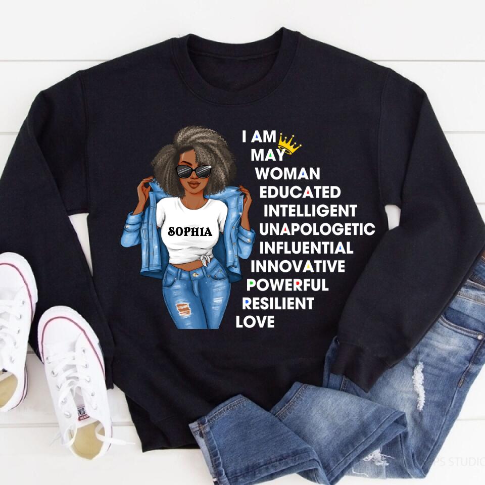 May Birthday Shirt, Custom Birthday Shirt, Queens Born In  May, May Birthday Gifts,  May Birthday Gifts