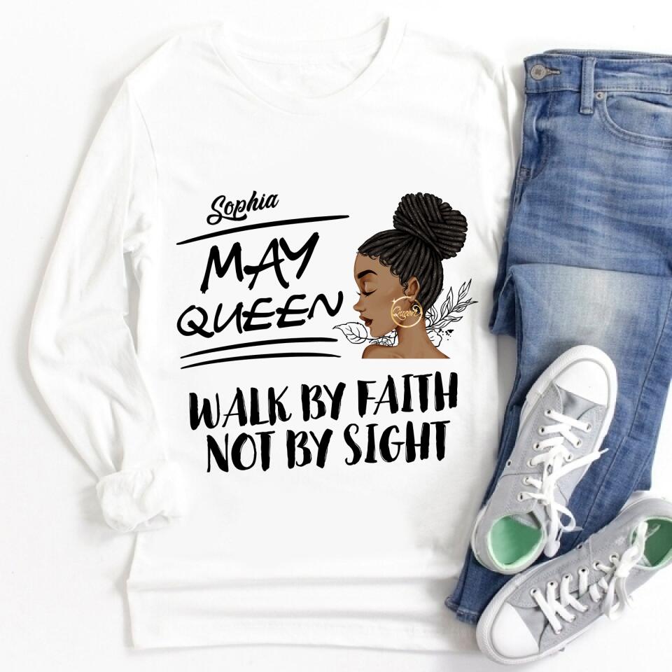 May Birthday Shirt, Custom Birthday Shirt, Queens Born In May, May Birthday Gifts, May Shirts For Woman