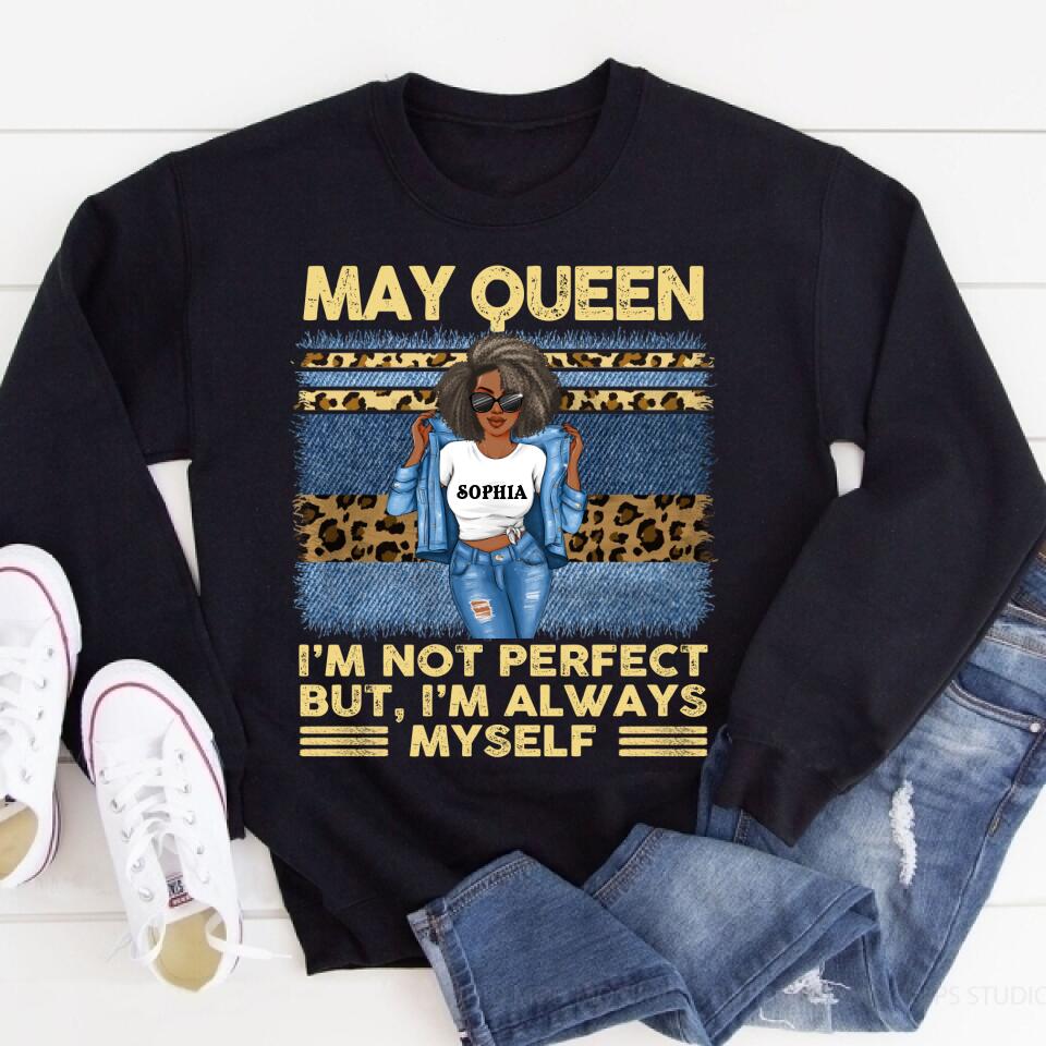 May Birthday Shirt, Custom Birthday Shirt, Queens Born In  May, May Birthday Gifts,  May Birthday Gifts