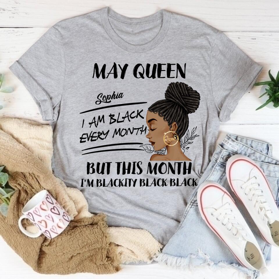 May Birthday Shirt, Custom Birthday Shirt, Queens Born In May, May Birthday Gifts, May Shirts For Woman