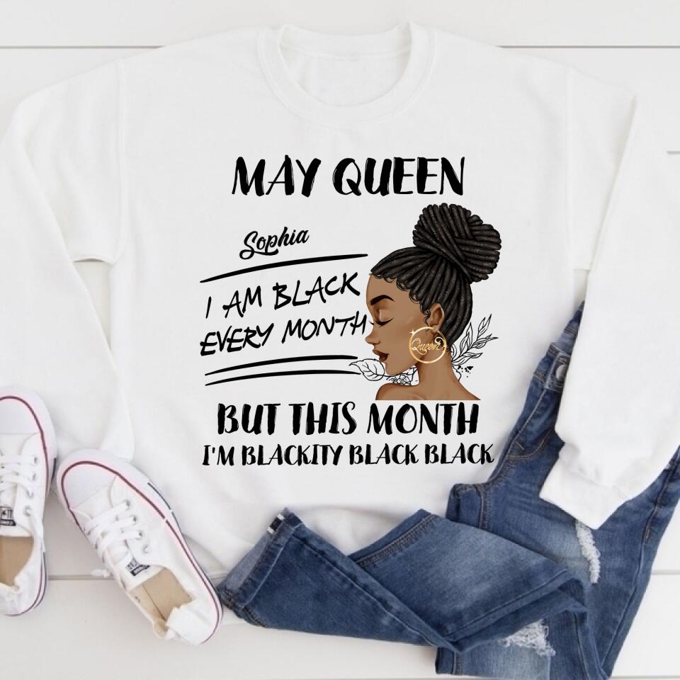 May Birthday Shirt, Custom Birthday Shirt, Queens Born In May, May Birthday Gifts, May Shirts For Woman