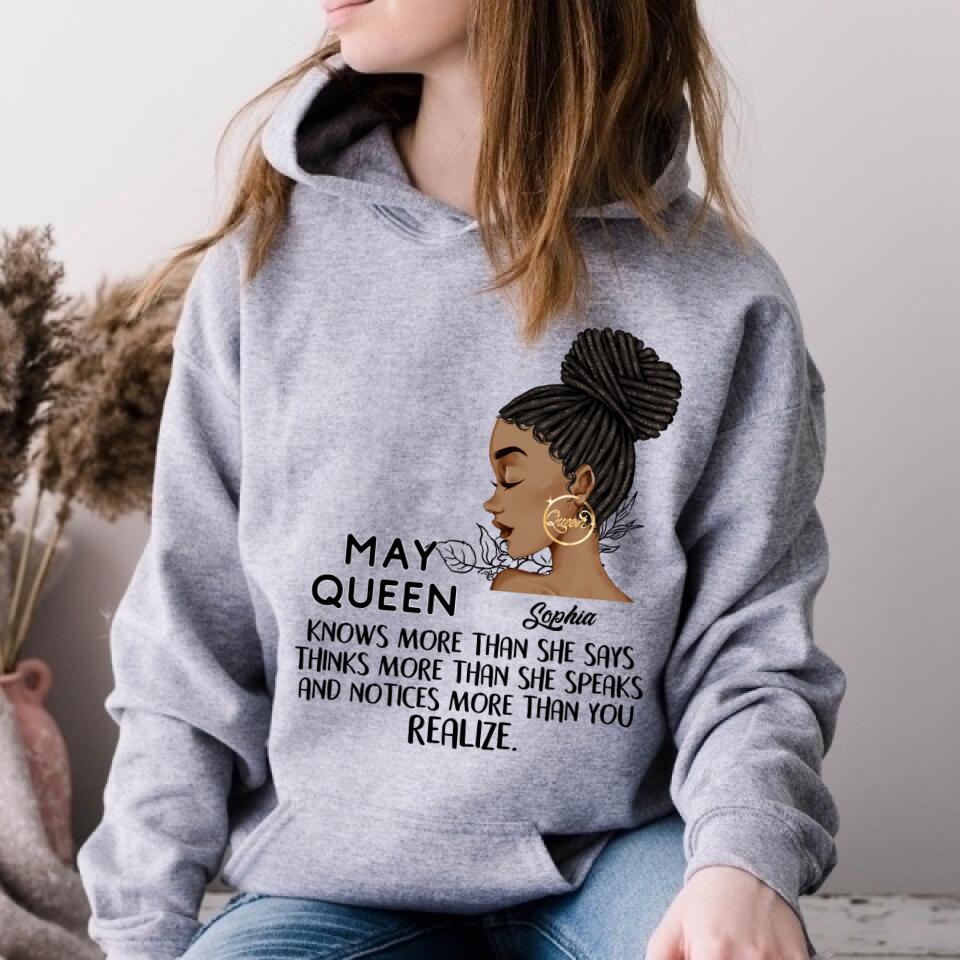 May Birthday Shirt, Custom Birthday Shirt, Queens Born In May, May Birthday Gifts, May Shirts For Woman