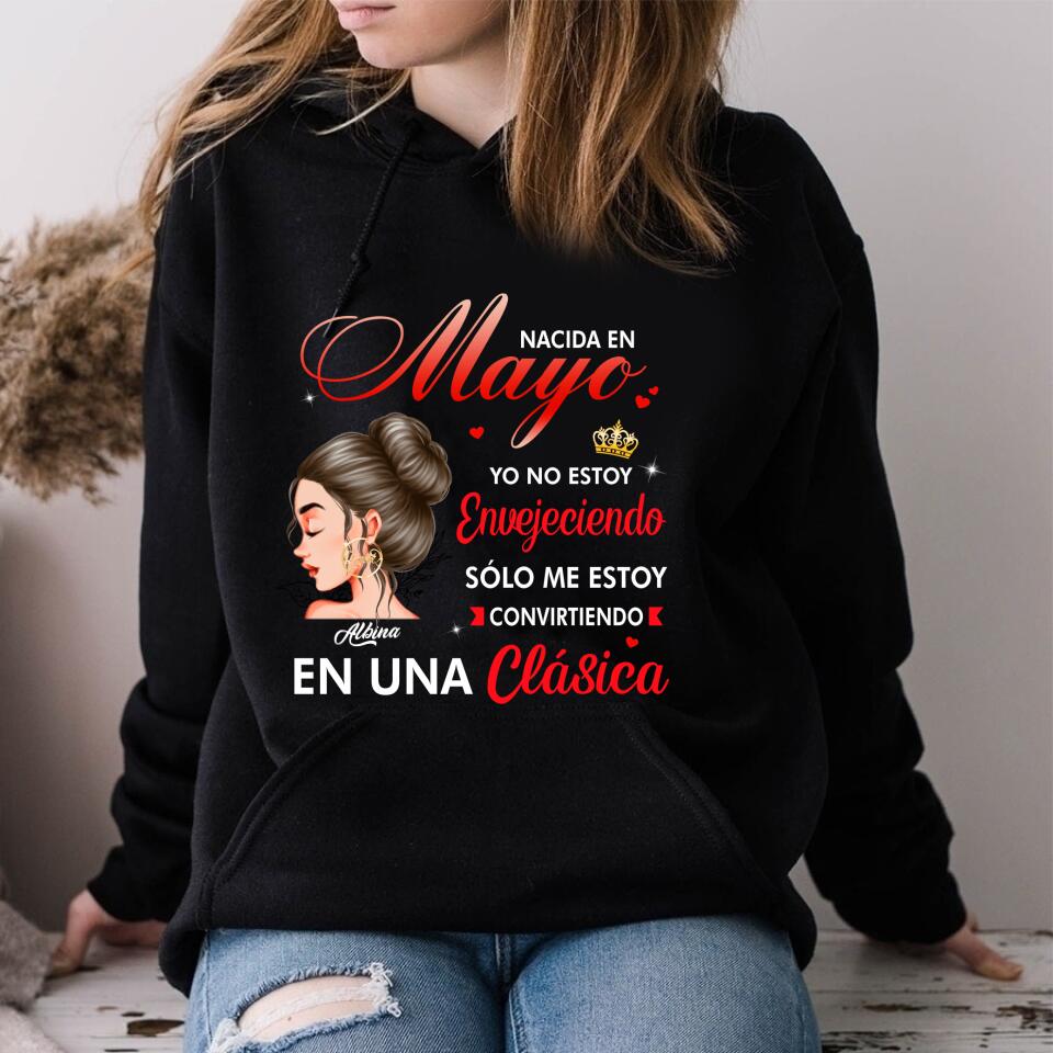 Camisa De Cumpleaños De Mayo, Camisa De Cumpleaños Personalizada, Reinas Nacidas En Mayo, Regalos De Cumpleaños De Mayo, Camisas De Mayo Para Mujeres