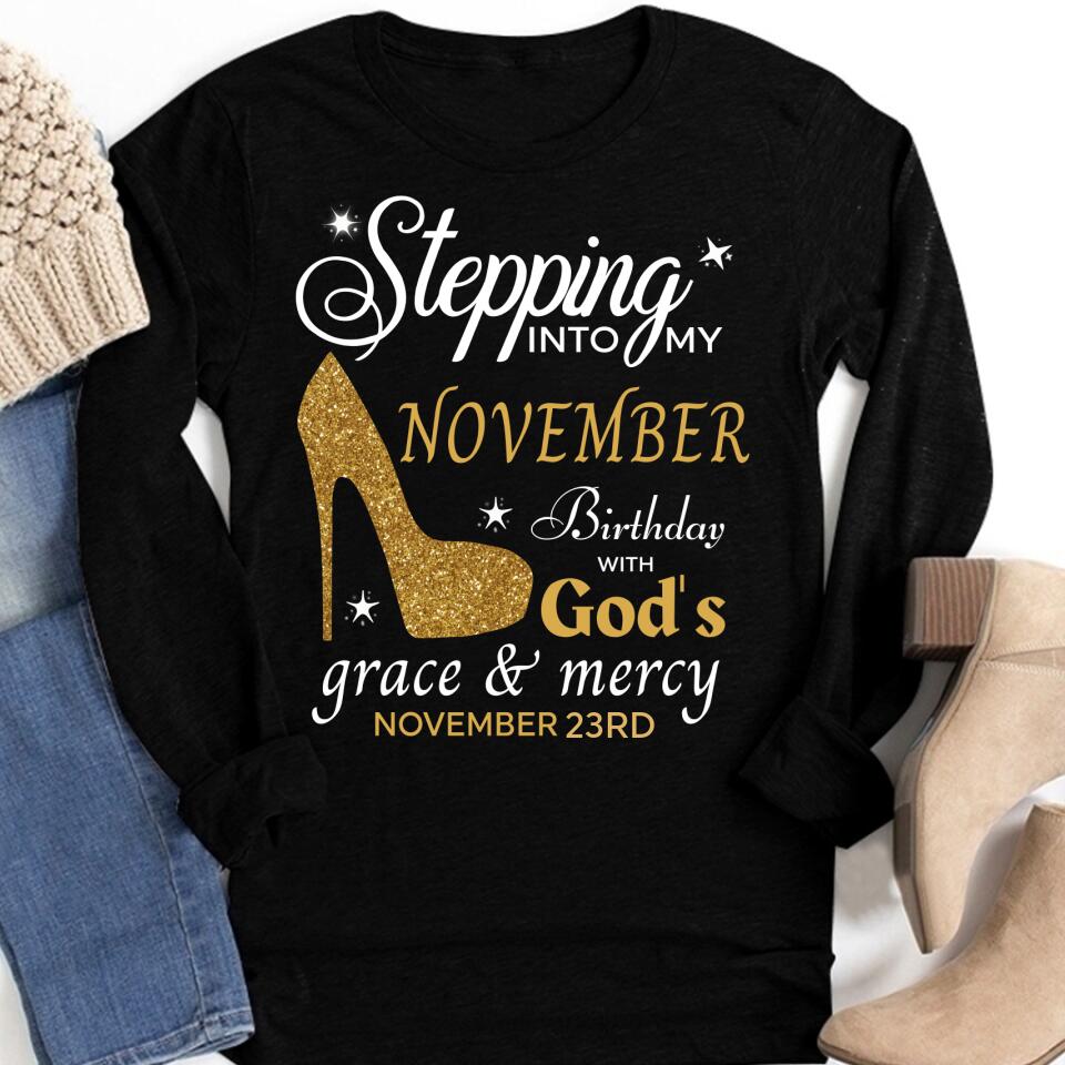 November Birthday Shirt, Custom Birthday Shirt, Queens Born In November, November Birthday Shirts For Woman, November Birthday Gifts