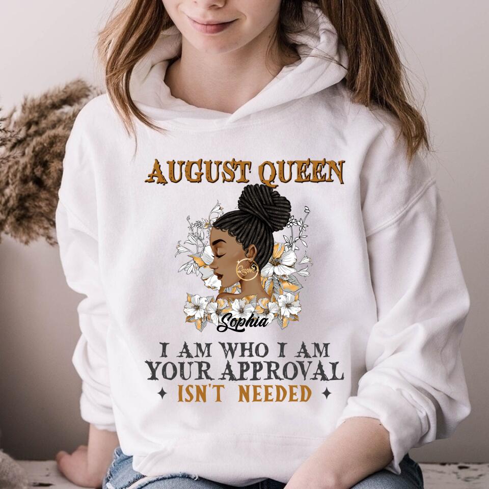 August Birthday Shirt, Custom Birthday Shirt, Queens Born In August, August Birthday Shirts For Woman, August Birthday Gifts