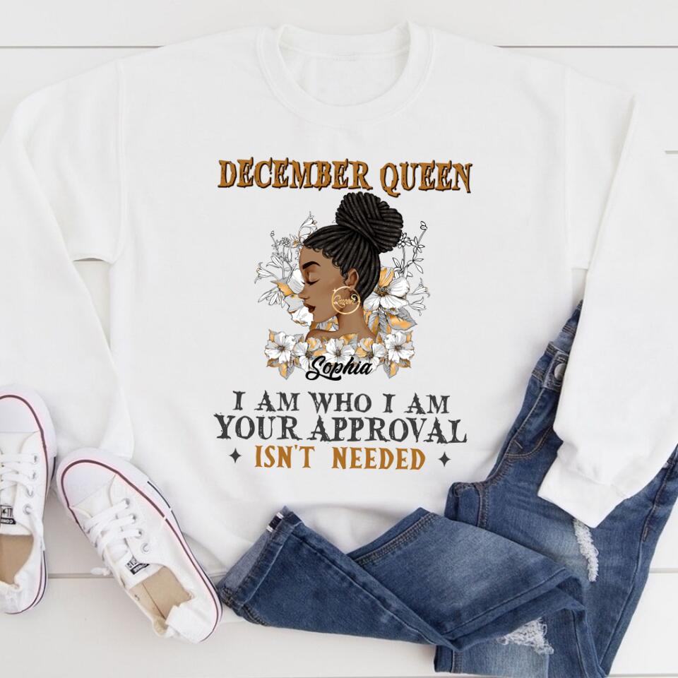 December Birthday Shirt, Custom Birthday Shirt, Queens Born In December, December Birthday Shirts For Woman, December Birthday Gifts
