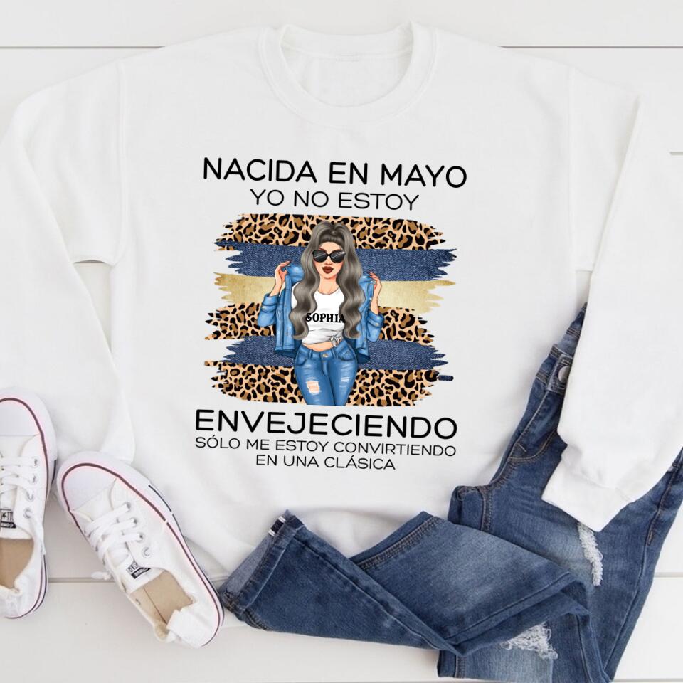 Camisa De Cumpleaños De Mayo, Camisa De Cumpleaños Personalizada, Reinas Nacidas En Mayo, Regalos De Cumpleaños De Mayo, Camisas De Mayo Para Mujeres