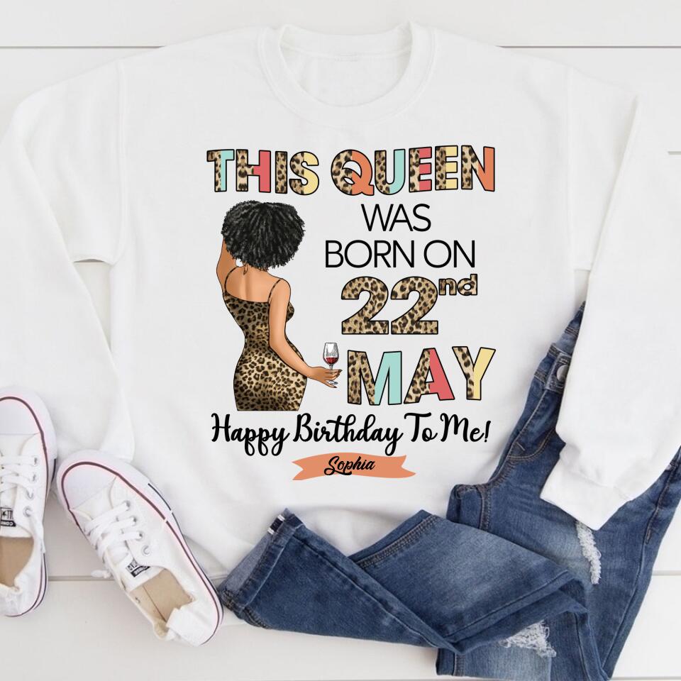May Birthday Shirt, Custom Birthday Shirt, Queens Born In May, May Birthday Gifts, May Shirts For Woman