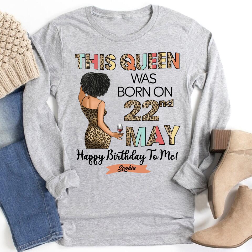 May Birthday Shirt, Custom Birthday Shirt, Queens Born In May, May Birthday Gifts, May Shirts For Woman