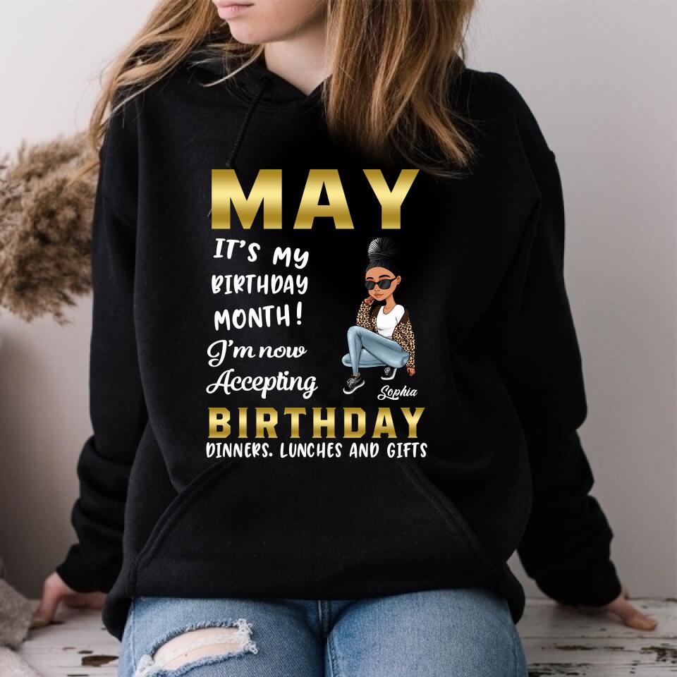 May Birthday Shirt, Custom Birthday Shirt, Queens Born In  May, May Birthday Gifts,  May Birthday Gifts