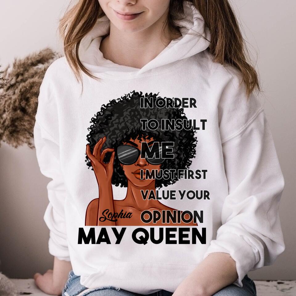 May Birthday Shirt, Custom Birthday Shirt, Queens Born In May, May Birthday Gifts, May Shirts For Woman