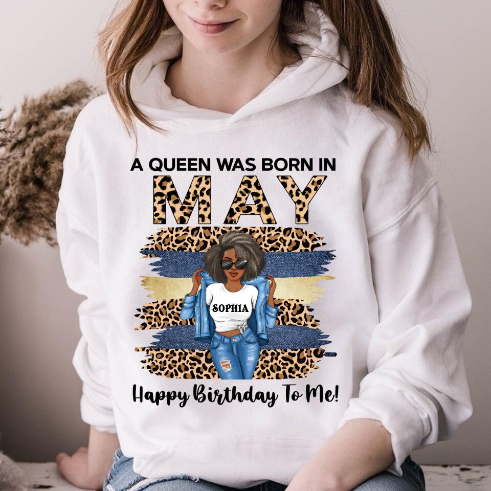 May Birthday Shirt, Custom Birthday Shirt, Queens Born In May, May Birthday Gifts, May Shirts For Woman