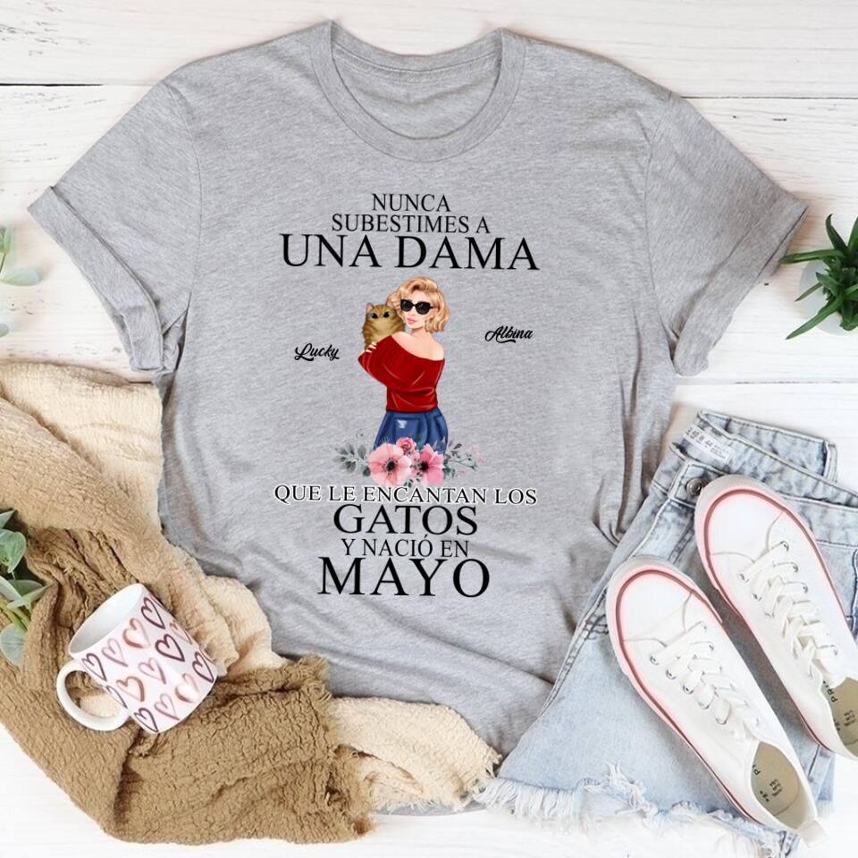 Camisa De Cumpleaños De Mayo, Camisa De Cumpleaños Personalizada, Reinas Nacidas En Mayo, Regalos De Cumpleaños De Mayo, Camisas De Mayo Para Mujeres