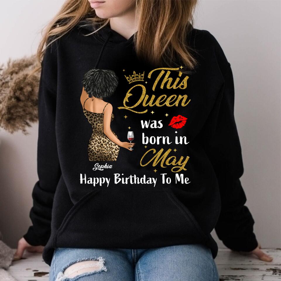 May Birthday Shirt, Custom Birthday Shirt, Queens Born In  May, May Birthday Gifts,  May Birthday Gifts