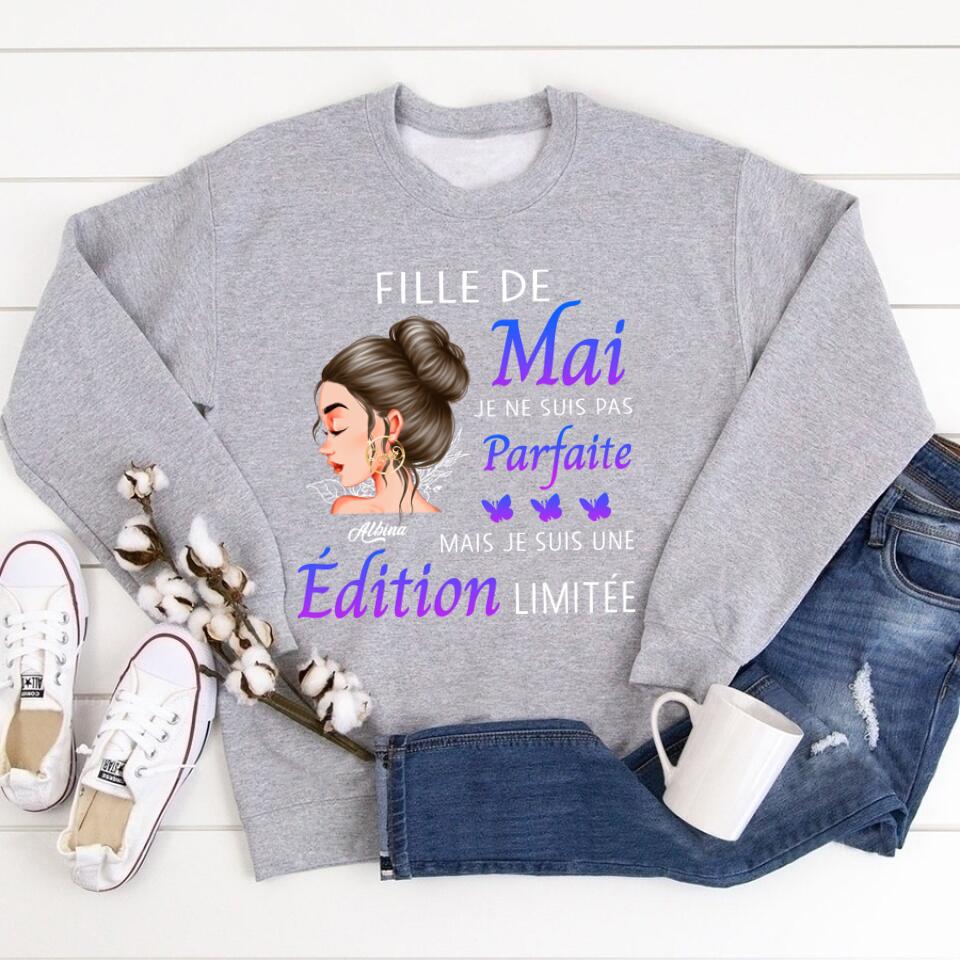 Chemise D&#39;anniversaire De Mai, Chemise D&#39;anniversaire Personnalisée, Reines Nées En Mai, Cadeaux D&#39;anniversaire De Mai, Chemises De Mai Pour Les Femmes