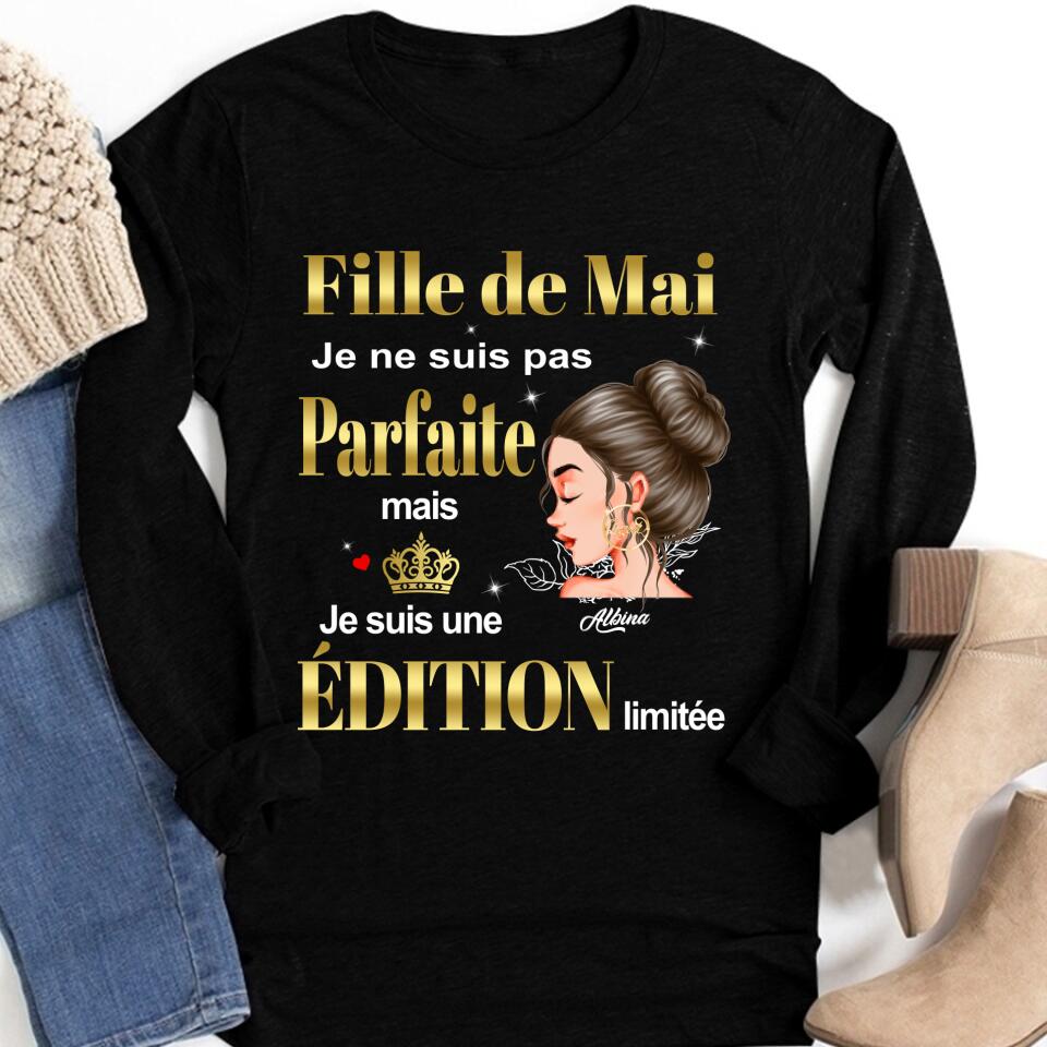 Chemise D&#39;anniversaire De Mai, Chemise D&#39;anniversaire Personnalisée, Reines Nées En Mai, Cadeaux D&#39;anniversaire De Mai, Chemises De Mai Pour Les Femmes