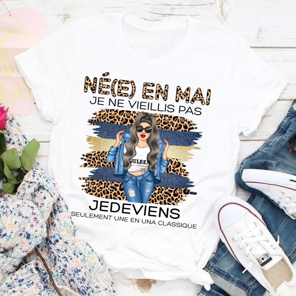 Chemise D&#39;anniversaire De Mai, Chemise D&#39;anniversaire Personnalisée, Reines Nées En Mai, Cadeaux D&#39;anniversaire De Mai, Chemises De Mai Pour Les Femmes