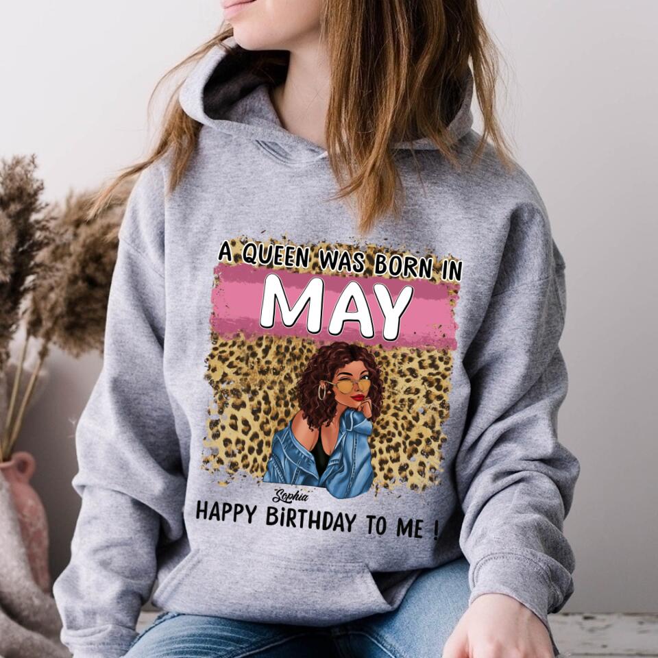 May Birthday Shirt, Custom Birthday Shirt, Queens Born In May, May Birthday Gifts, May Shirts For Woman