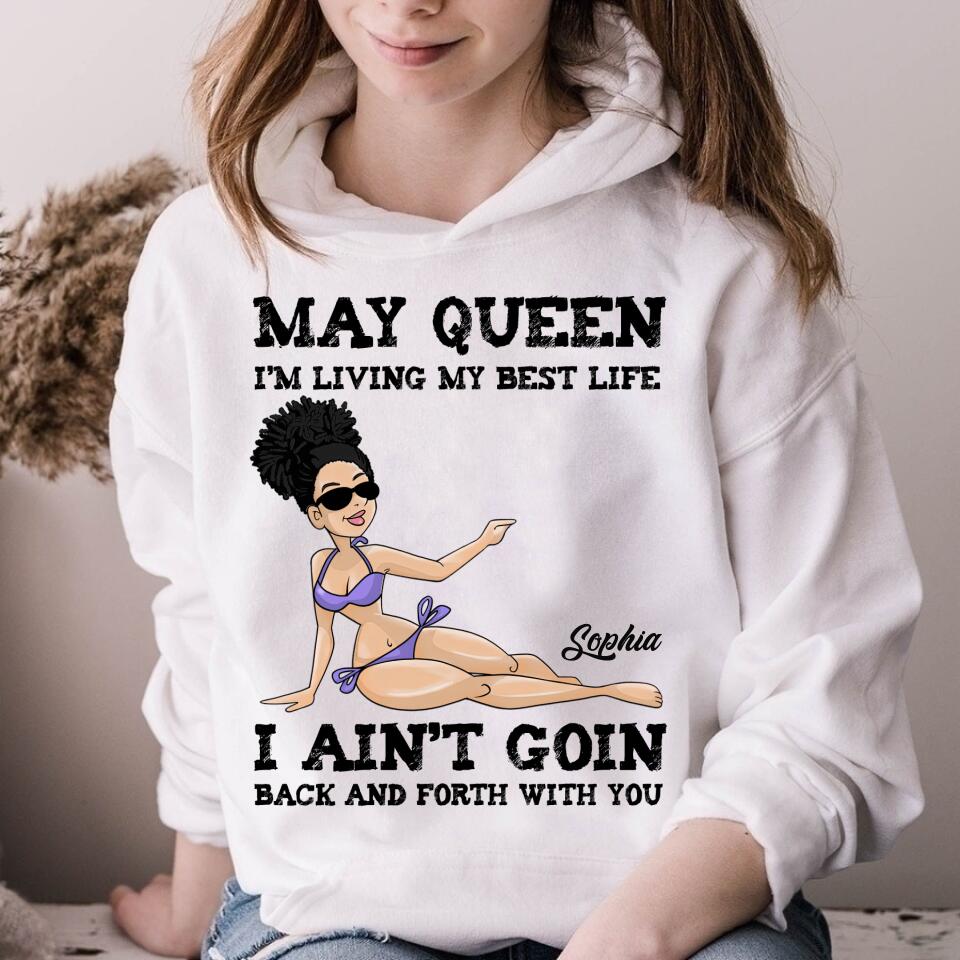 May Birthday Shirt, Custom Birthday Shirt, Queens Born In May, May Birthday Gifts, May Shirts For Woman