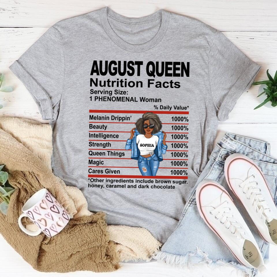 August Birthday Shirt, Custom Birthday Shirt, Queens Born In August, August Birthday Shirts For Woman, August  Birthday Gifts, August Is My Birthday Month, Yep The Whole Month