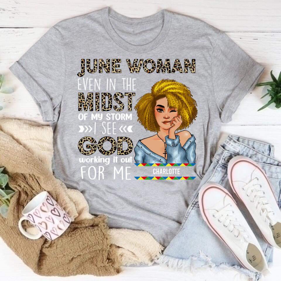 June Birthday Shirt, Custom Birthday Shirt, Queens Born In June, June Birthday Shirts For Woman, June Birthday Gifts