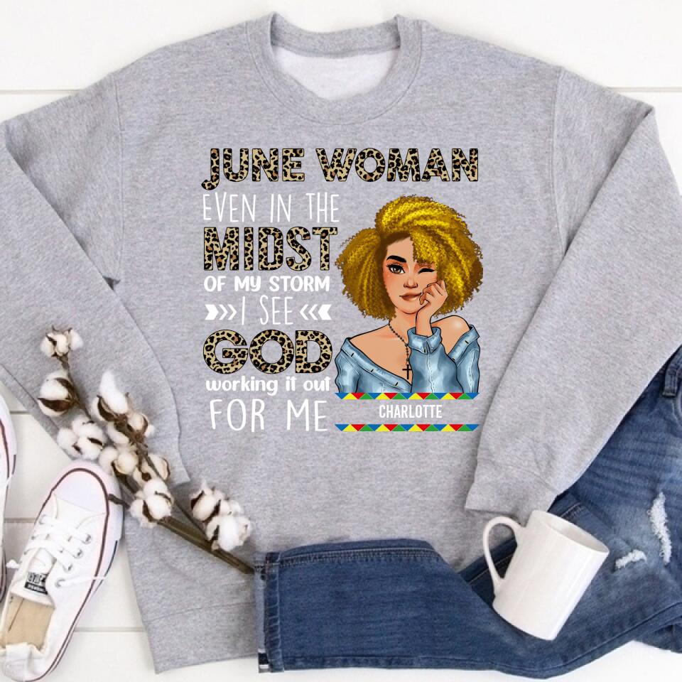 June Birthday Shirt, Custom Birthday Shirt, Queens Born In June, June Birthday Shirts For Woman, June Birthday Gifts