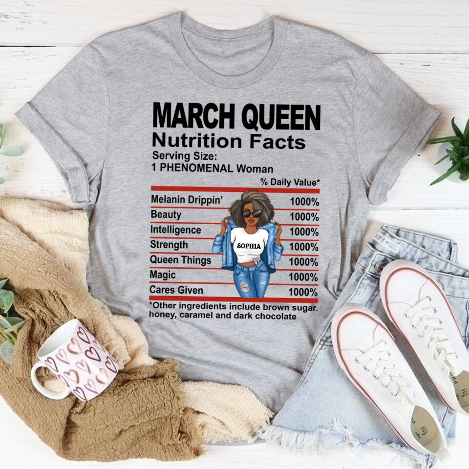 March Birthday Shirt, Custom Birthday Shirt, Queens Born In March , March Birthday Shirts For Woman, March Birthday Gifts, March Is My Birthday Month, Yep The Whole Month