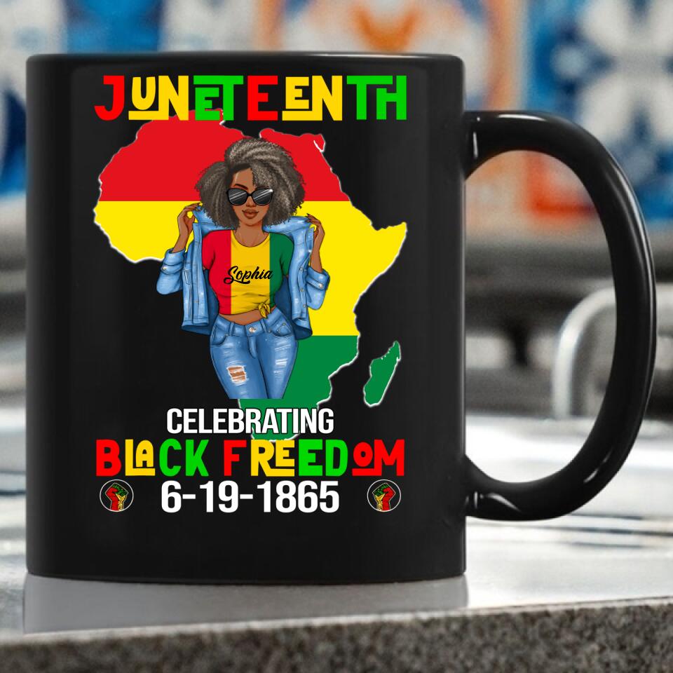 Juneteenth Shirt, Custom Juneteenth Shirt, Juneteenth Celebrate Black Freedom June 19th T-shirt