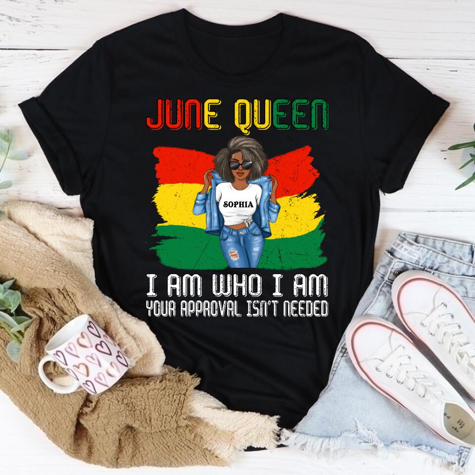 June Birthday Shirt, Custom Birthday Shirt, Queens Born In June, June Birthday Shirts For Woman, June Birthday Gifts