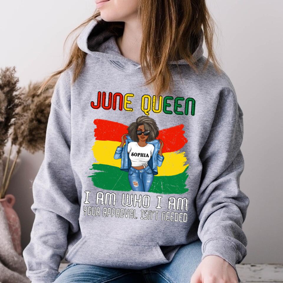 June Birthday Shirt, Custom Birthday Shirt, Queens Born In June, June Birthday Shirts For Woman, June Birthday Gifts