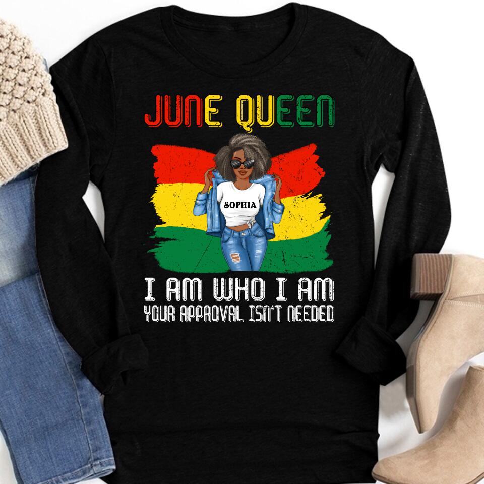 June Birthday Shirt, Custom Birthday Shirt, Queens Born In June, June Birthday Shirts For Woman, June Birthday Gifts
