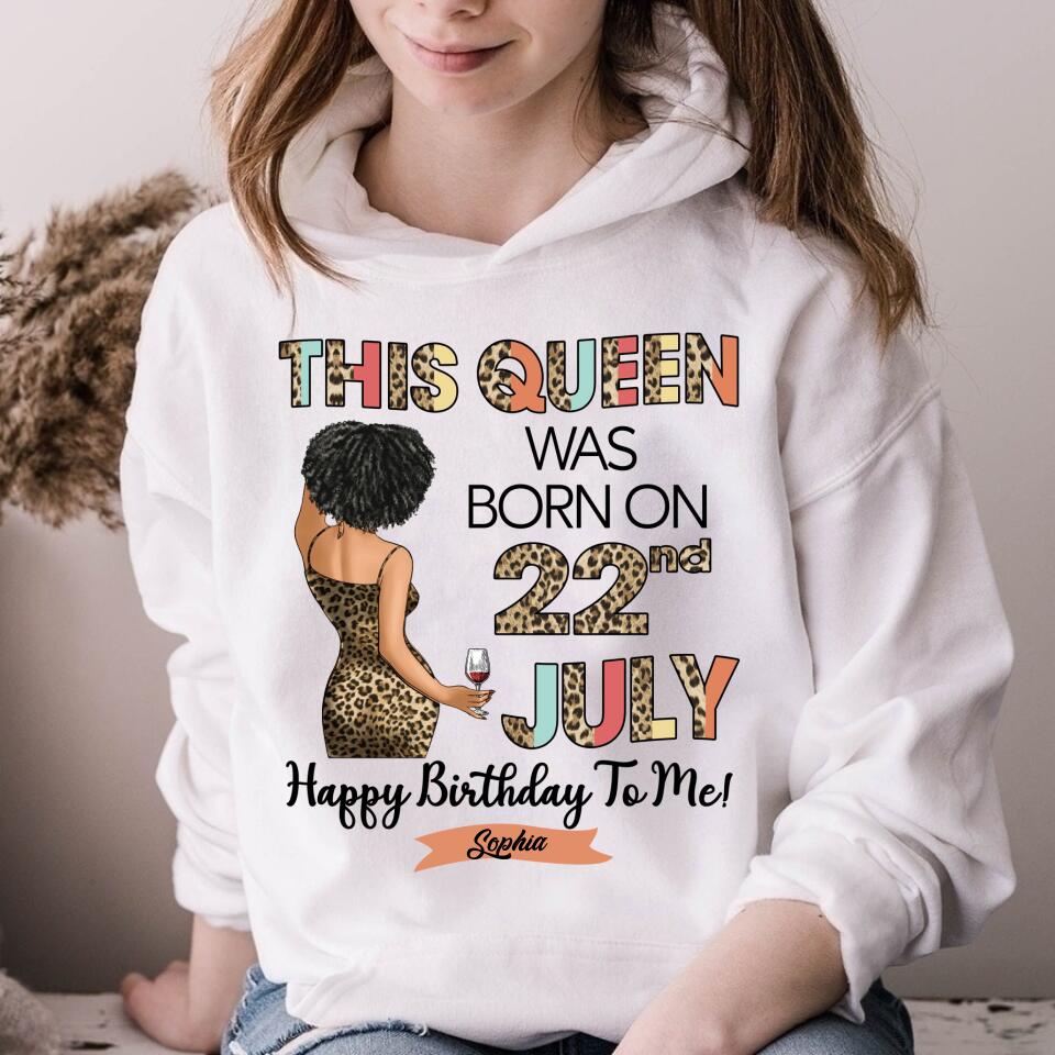 July Birthday Shirt, Custom Birthday Shirt, Queens Born In July, July Birthday Shirts For Woman, July Birthday Gifts, July Is My Birthday Month, Yep The Whole Month