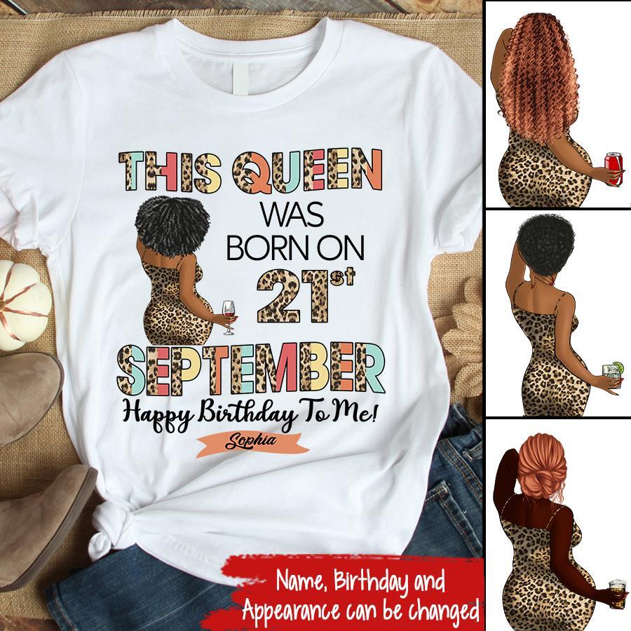 September Birthday Shirt, Custom Birthday Shirt, Queens Born In September, September Birthday Shirts For Woman, September Birthday Gifts